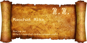 Maschat Mike névjegykártya